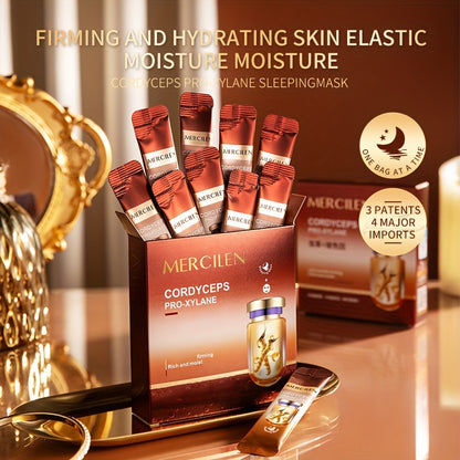 MERCILEN Centella Asiatica & Zinc Code Phototherapy Mask - 2-in-1 Deep Hydration, Firming & Lifting, Alcohol-Free, Light Beige Tightening & Moisturizing for Dry Cracked Light Beige, Sensitive Light Beige, Face & Neck, Skincar