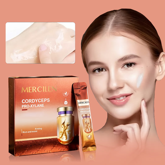 MERCILEN Centella Asiatica & Zinc Code Phototherapy Mask - 2-in-1 Deep Hydration, Firming & Lifting, Alcohol-Free, Light Beige Tightening & Moisturizing for Dry Cracked Light Beige, Sensitive Light Beige, Face & Neck, Skincar