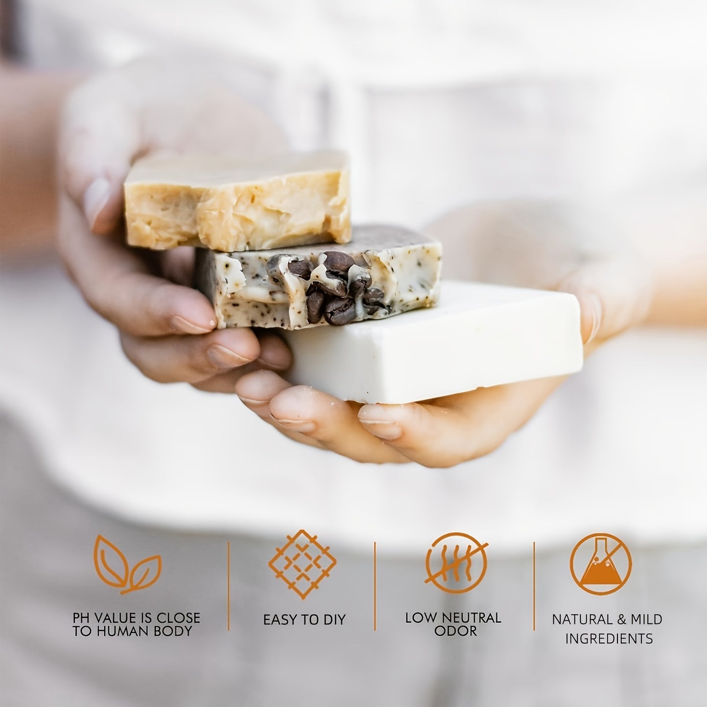 [Natural Moisturizing Soap Base] Moisturizing 1LB Glycerin Soap Base - Natural Olive Oil, SLS/SLES Free, Perfect for DIY Handmade Soaps & Skincare