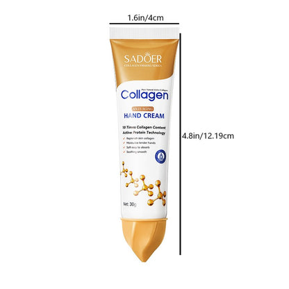 Hydrating Collagen Hand Cream 1- 3pcs, Moisturizing Anti-aging skincare, make Light Beige younger-looking, for All Light Beige Types Hypoallergenic - Ideal for Dry Autumn & Winter
