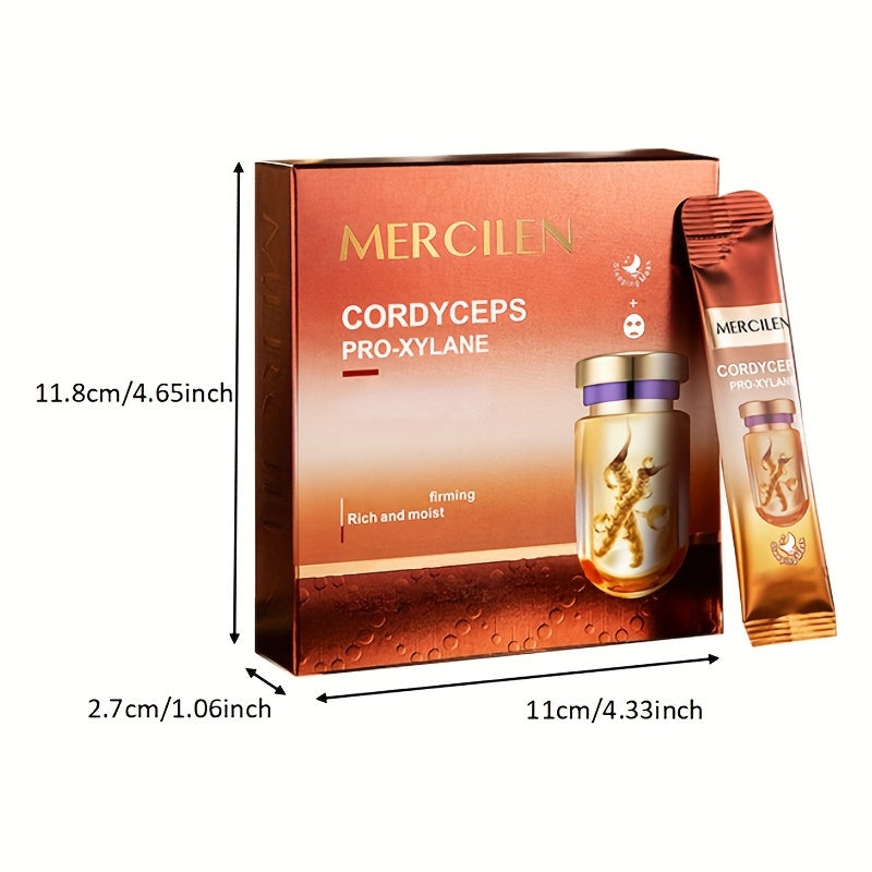 MERCILEN Centella Asiatica & Zinc Code Phototherapy Mask - 2-in-1 Deep Hydration, Firming & Lifting, Alcohol-Free, Light Beige Tightening & Moisturizing for Dry Cracked Light Beige, Sensitive Light Beige, Face & Neck, Skincar