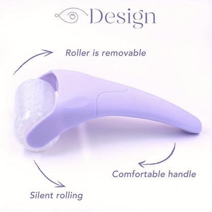 Large Ice Roller/Massager Facial Cooling Beauty Tool, Ice Roller for Face And Eye, Athome Spa, Skincare Routine, Handheld Massager, Ergonomic Grip, Durable Material, Smooth Rolling, Cold Tool, Skincare Device, Skincare Enthus