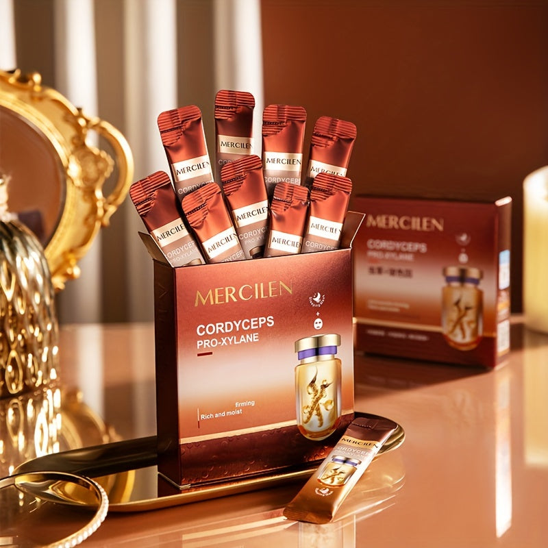 MERCILEN Centella Asiatica & Zinc Code Phototherapy Mask - 2-in-1 Deep Hydration, Firming & Lifting, Alcohol-Free, Light Beige Tightening & Moisturizing for Dry Cracked Light Beige, Sensitive Light Beige, Face & Neck, Skincar