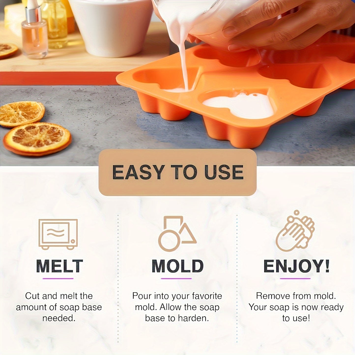 [Natural Moisturizing Soap Base] Moisturizing 1LB Glycerin Soap Base - Natural Olive Oil, SLS/SLES Free, Perfect for DIY Handmade Soaps & Skincare