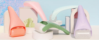 Large Ice Roller/Massager Facial Cooling Beauty Tool, Ice Roller for Face And Eye, Athome Spa, Skincare Routine, Handheld Massager, Ergonomic Grip, Durable Material, Smooth Rolling, Cold Tool, Skincare Device, Skincare Enthus