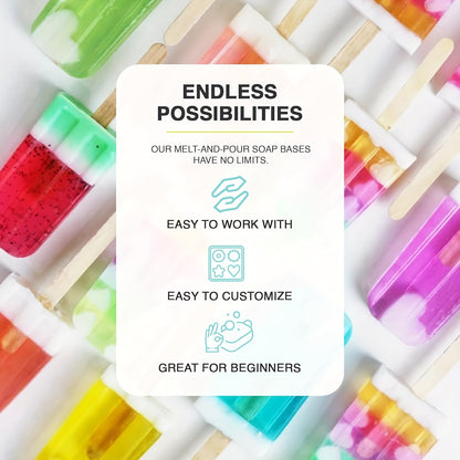 [Natural Moisturizing Soap Base] Moisturizing 1LB Glycerin Soap Base - Natural Olive Oil, SLS/SLES Free, Perfect for DIY Handmade Soaps & Skincare