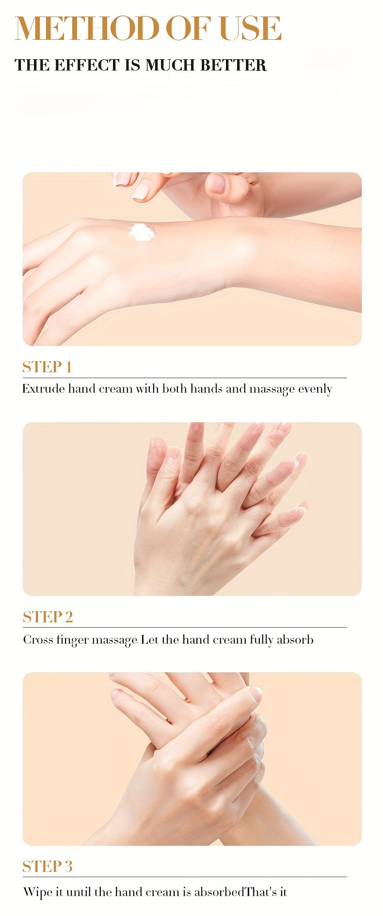 Hydrating Collagen Hand Cream 1- 3pcs, Moisturizing Anti-aging skincare, make Light Beige younger-looking, for All Light Beige Types Hypoallergenic - Ideal for Dry Autumn & Winter