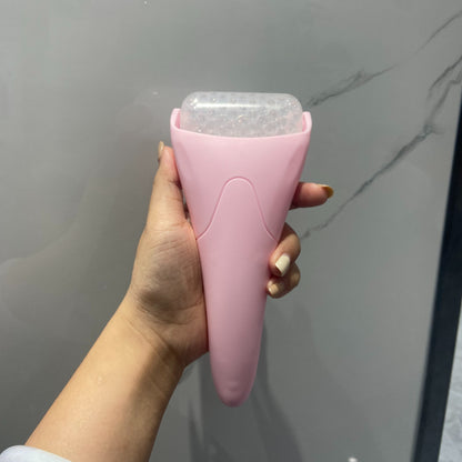 Large Ice Roller/Massager Facial Cooling Beauty Tool, Ice Roller for Face And Eye, Athome Spa, Skincare Routine, Handheld Massager, Ergonomic Grip, Durable Material, Smooth Rolling, Cold Tool, Skincare Device, Skincare Enthus