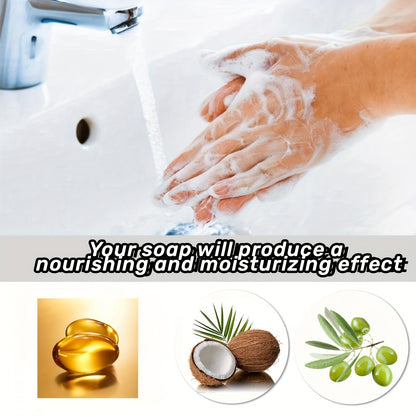 [Natural Moisturizing Soap Base] Moisturizing 1LB Glycerin Soap Base - Natural Olive Oil, SLS/SLES Free, Perfect for DIY Handmade Soaps & Skincare