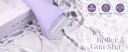 Large Ice Roller/Massager Facial Cooling Beauty Tool, Ice Roller for Face And Eye, Athome Spa, Skincare Routine, Handheld Massager, Ergonomic Grip, Durable Material, Smooth Rolling, Cold Tool, Skincare Device, Skincare Enthus