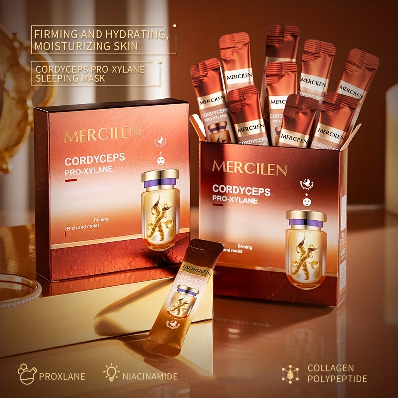 MERCILEN Centella Asiatica & Zinc Code Phototherapy Mask - 2-in-1 Deep Hydration, Firming & Lifting, Alcohol-Free, Light Beige Tightening & Moisturizing for Dry Cracked Light Beige, Sensitive Light Beige, Face & Neck, Skincar