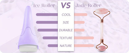 Large Ice Roller/Massager Facial Cooling Beauty Tool, Ice Roller for Face And Eye, Athome Spa, Skincare Routine, Handheld Massager, Ergonomic Grip, Durable Material, Smooth Rolling, Cold Tool, Skincare Device, Skincare Enthus